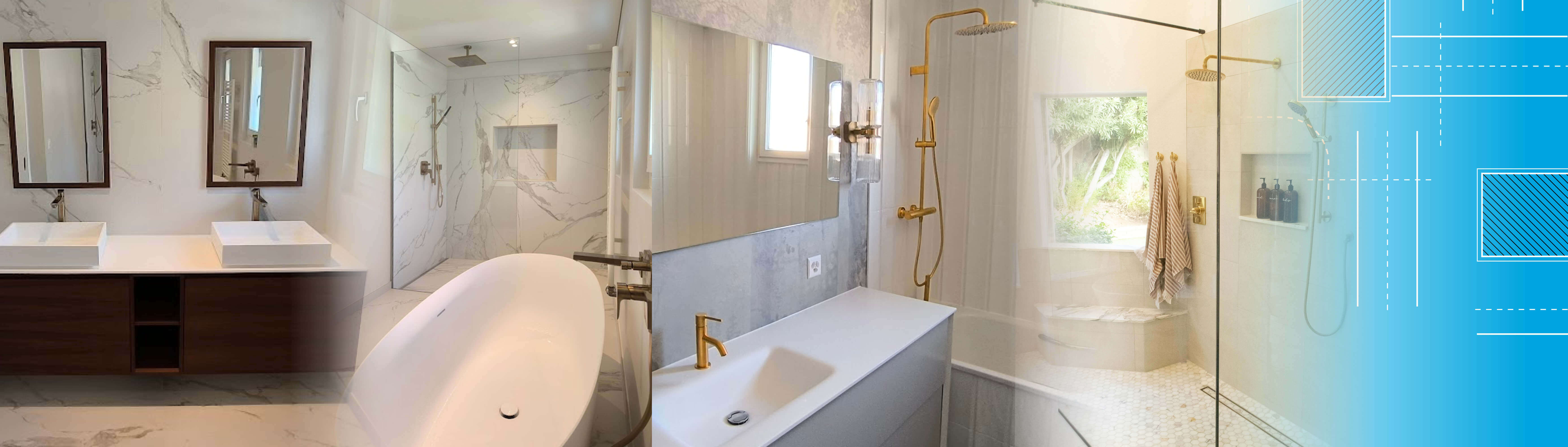 Salle d’eau réalisée par DF Sanitaire